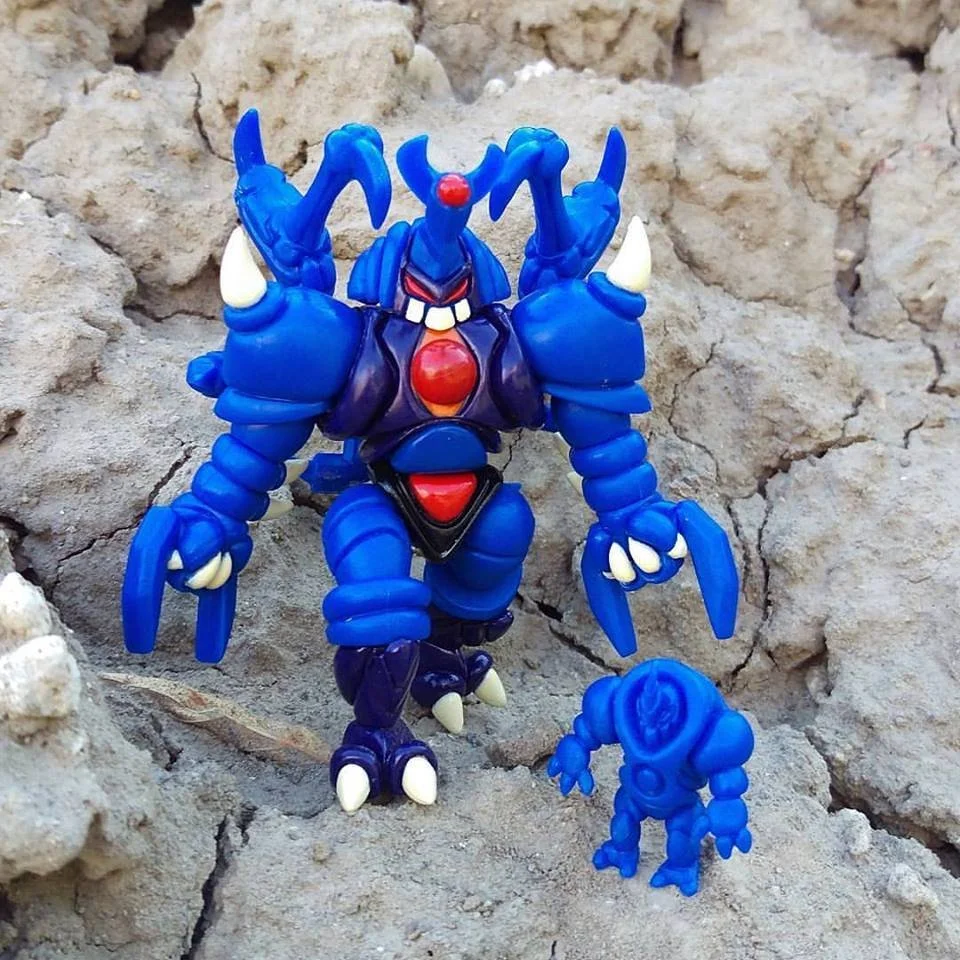 SUPER DX ARACHSTOR MUSHI SPY MONKEY PVC WEAPON PARTS A & B X2 & MINI MUSHI