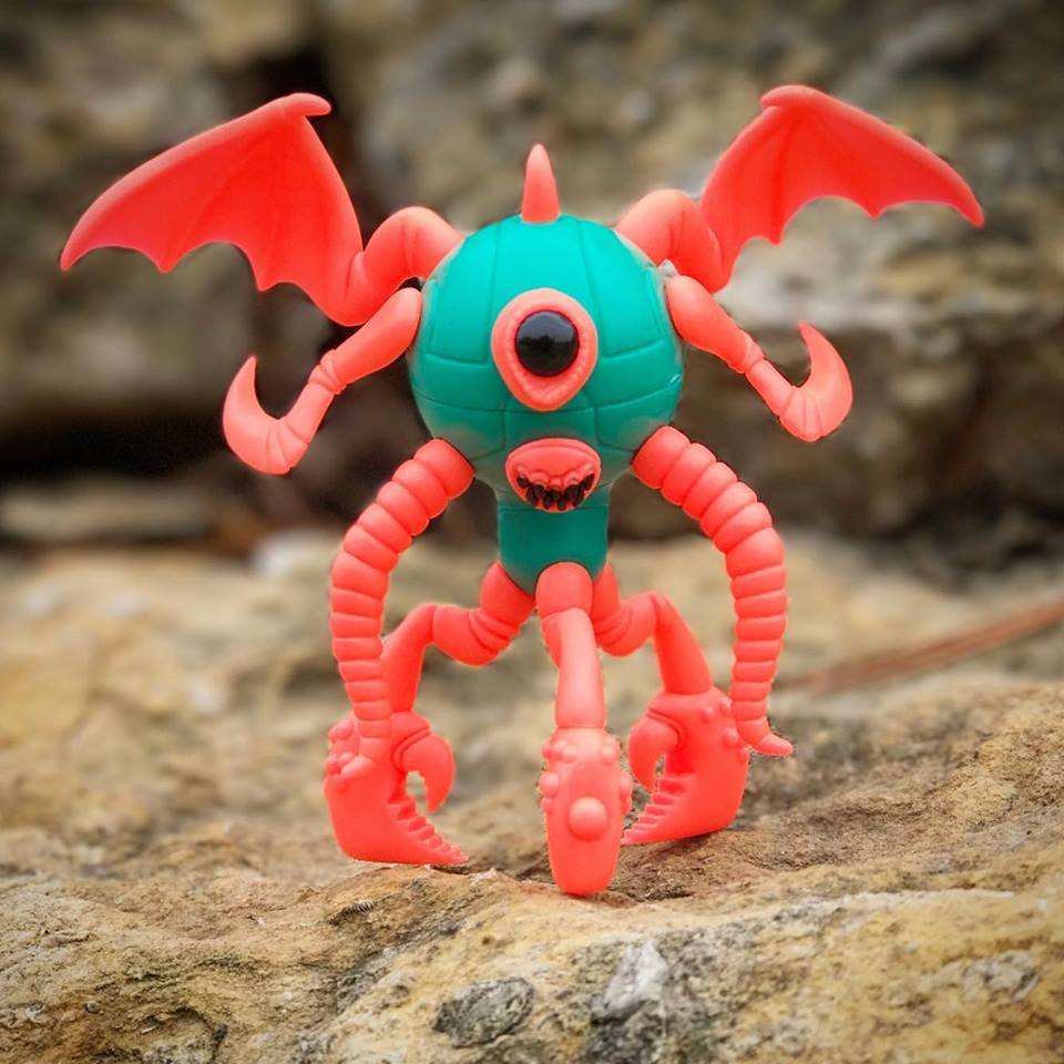 ZETA MONSTER INCL- 1 NEON SALMON GLYOS AXIS JOINT SET