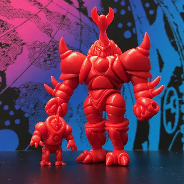 COSMIC CORRUPTOR MUSHI
UNPAINTED RED ORANGE PVC