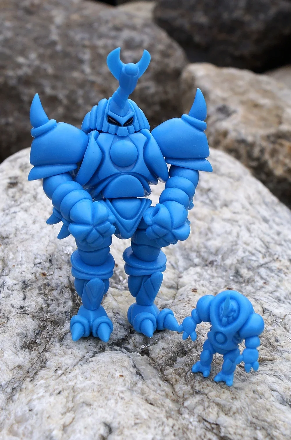 BLUE MUSHI WITH MINI MUSHI