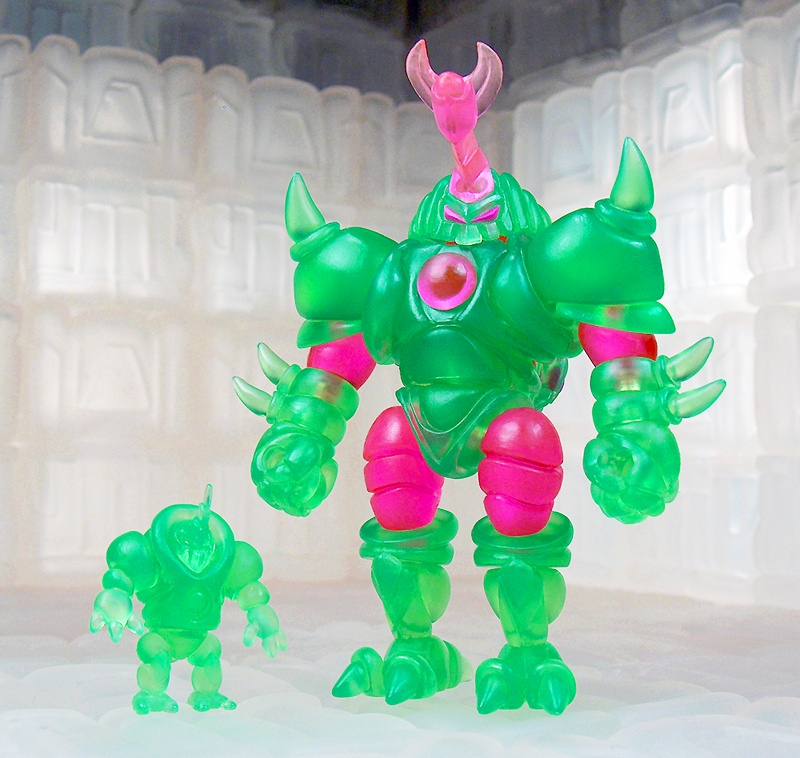 KABUTO MUSHI RADIOACTIVE GREEN MUSHI WITH MINI MUSHI