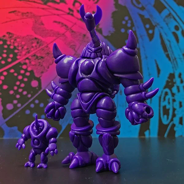 COSMIC CHAOS MUSHI
UNPAINTED PURPLE PVC