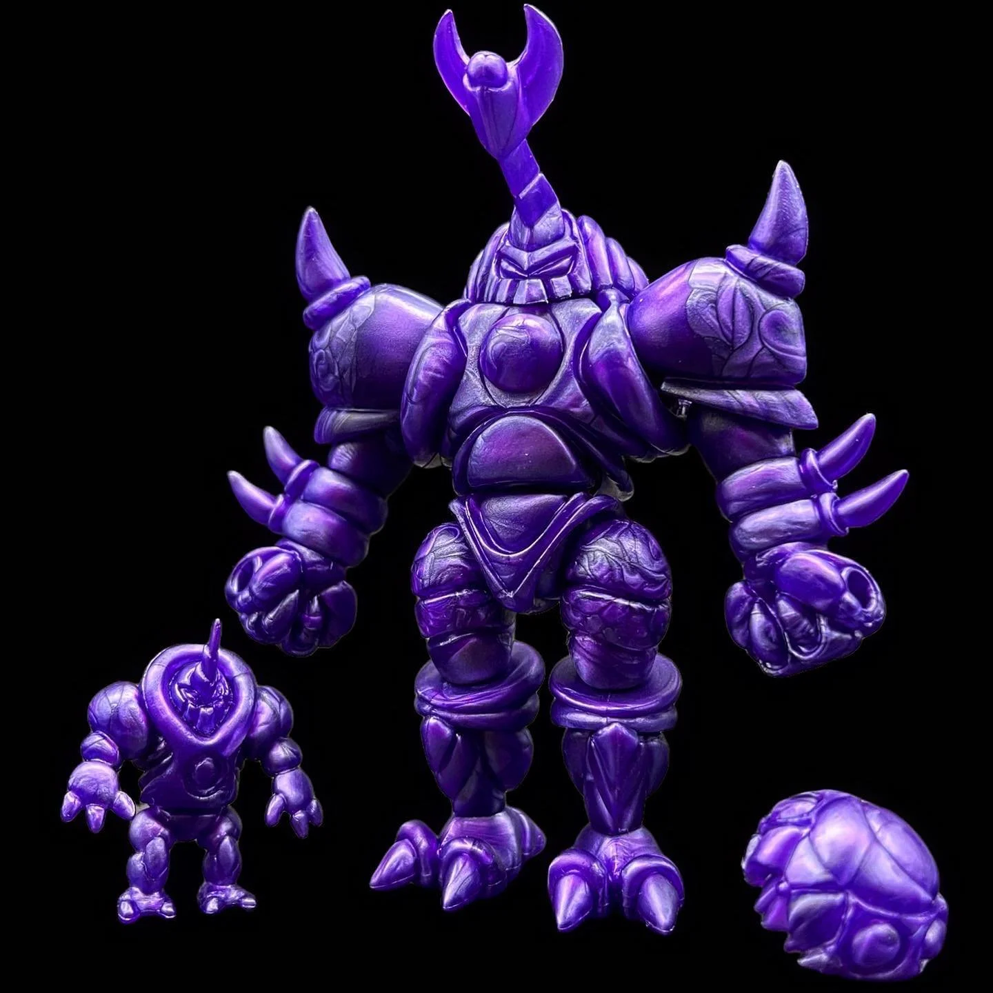 PURPLE METALLIC MUSHI