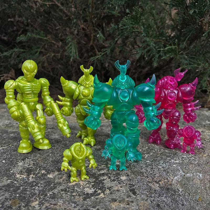 HIGHLY LIMITED EDITION WAVE 19 UNPAINTED SET OF FOUR