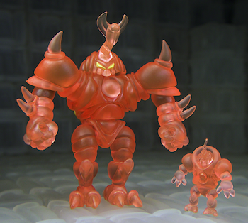 NEON BURNING HENSHIN MUSHI WITH MINI MUSHI