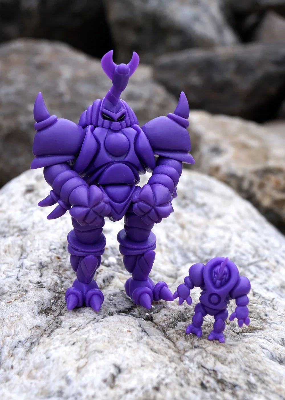 PURPLE MUSHI WITH MINI MUSHI