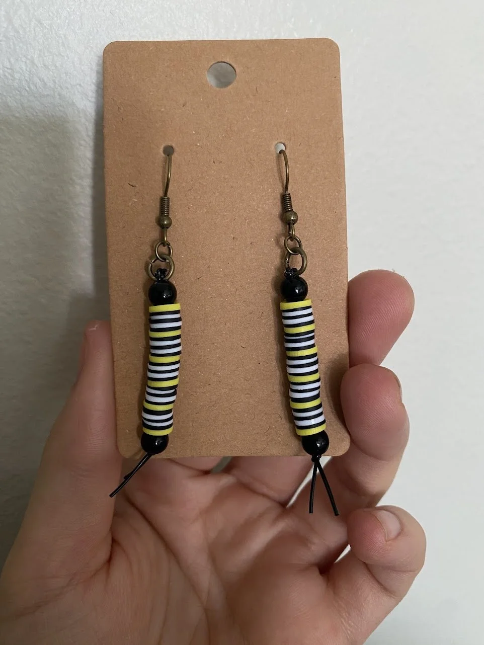 Monarch Caterpillar Earrings