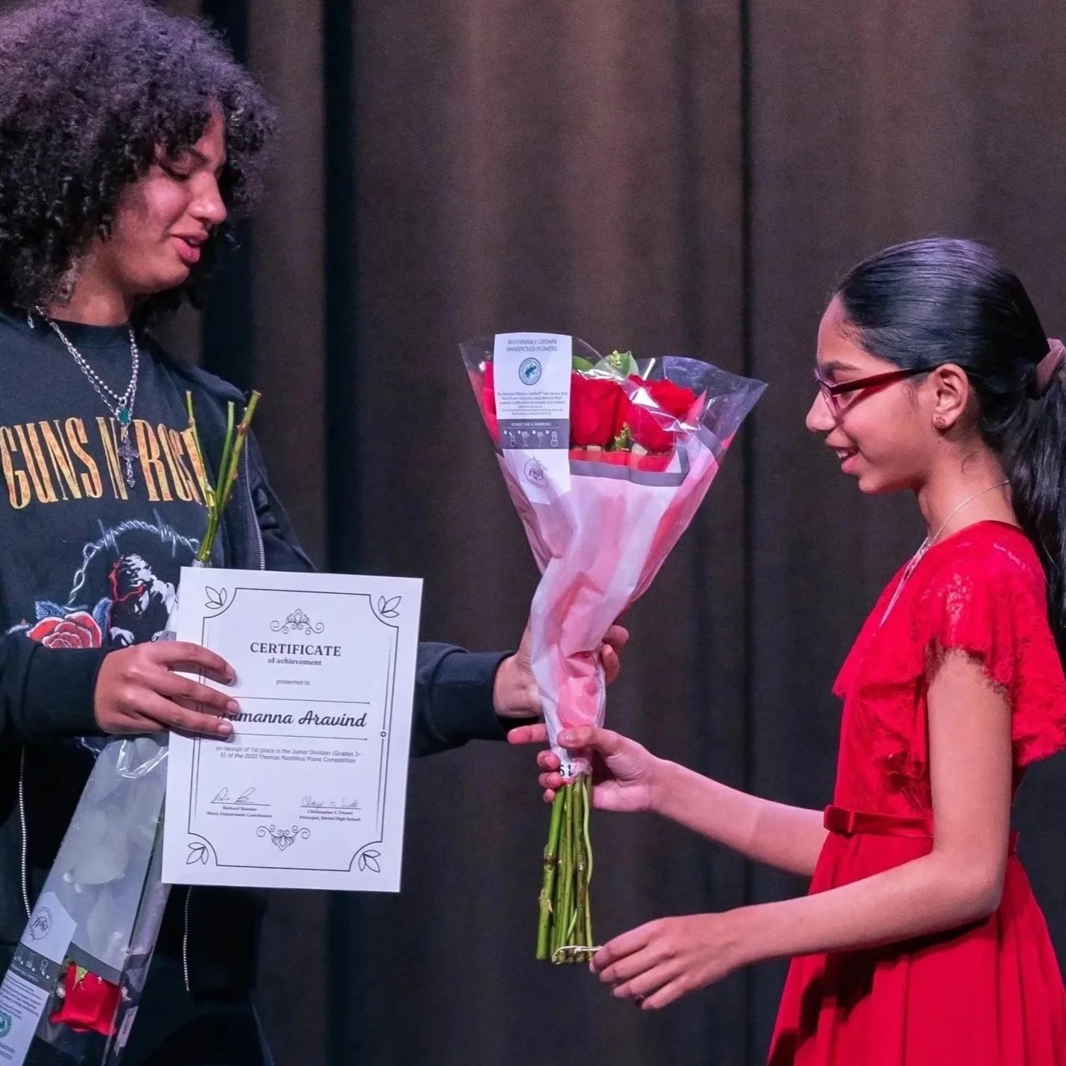 Winner, Thomas Rombilus Piano Competition, Bethel Public School