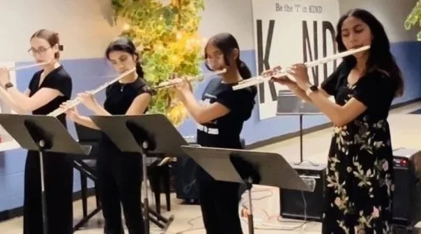 Flute Ensemble, Bethel Middle School Art Festival