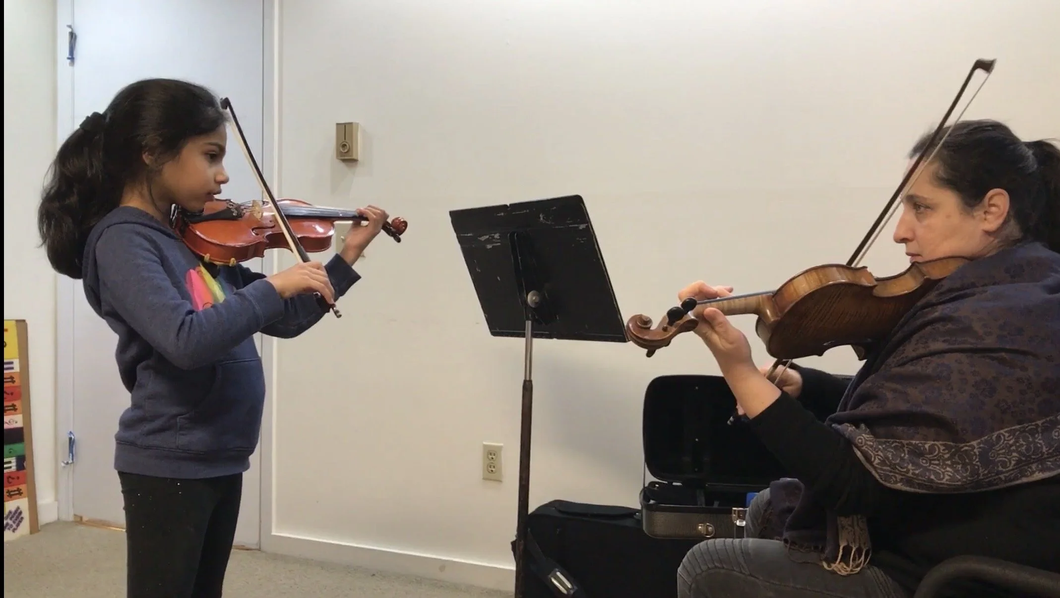 Lessons with Bobi Evrova at Suzkuki School of Newtown Violin