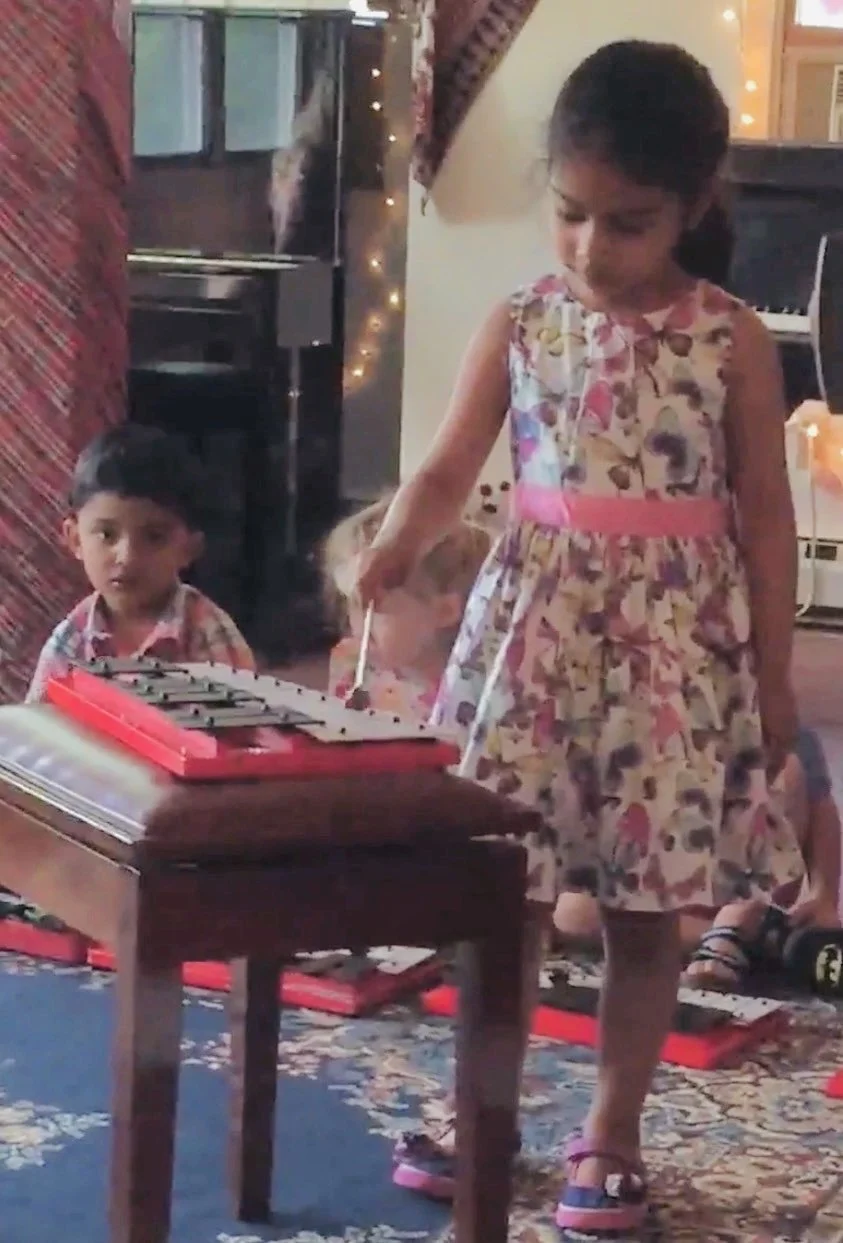 First music recital at age 3 at Suzuki School of Newtown