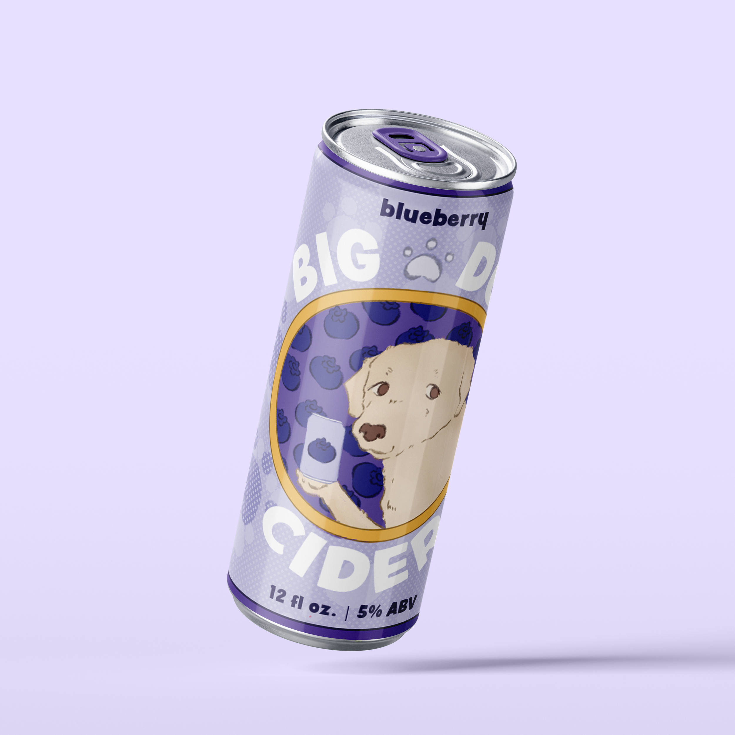 Big Dog Cider - Mock Up 2 | Adobe Photoshop | Mockup Credit: unblast