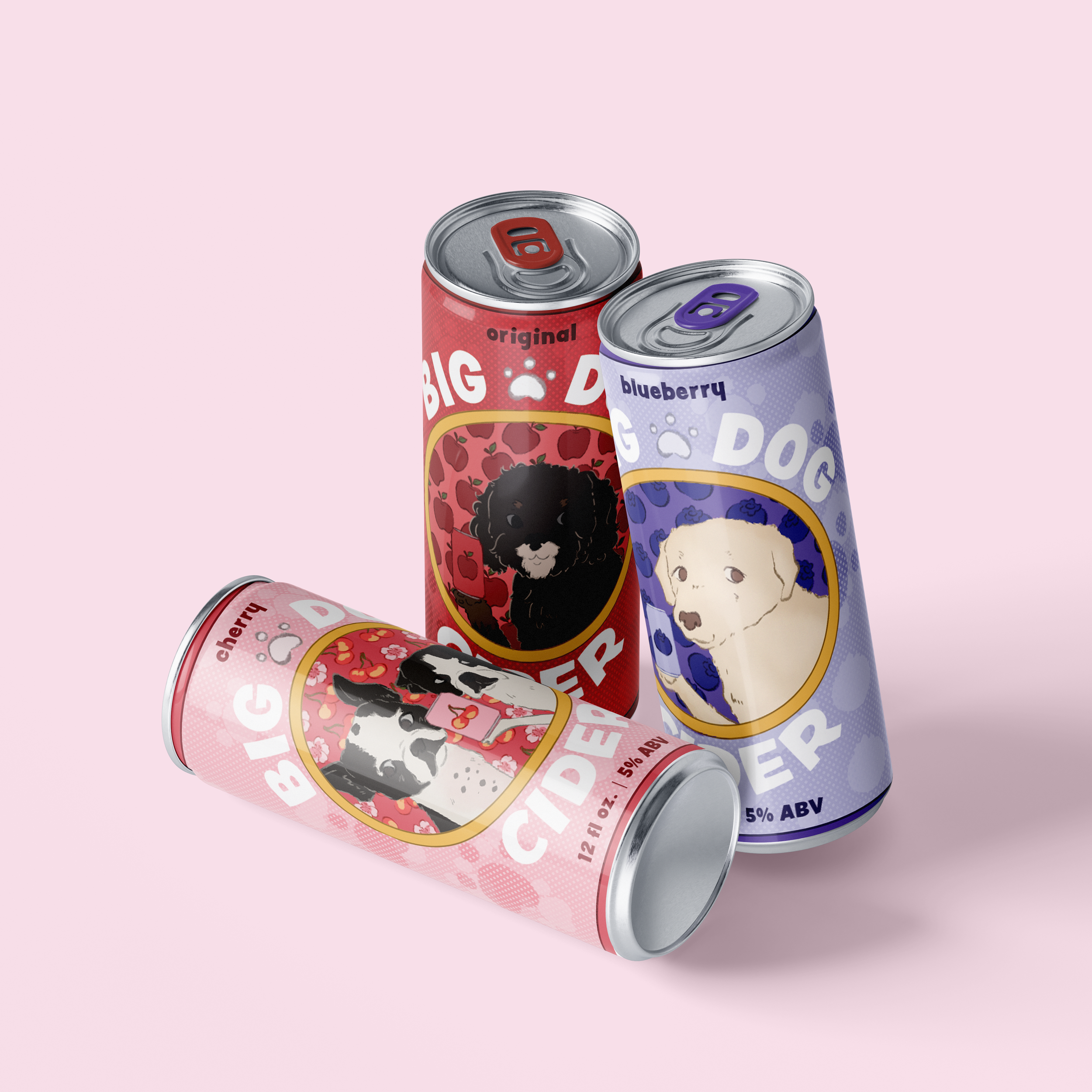 Big Dog Cider - Mock Up 4 | Adobe Photoshop | Mockup Credit: unblast