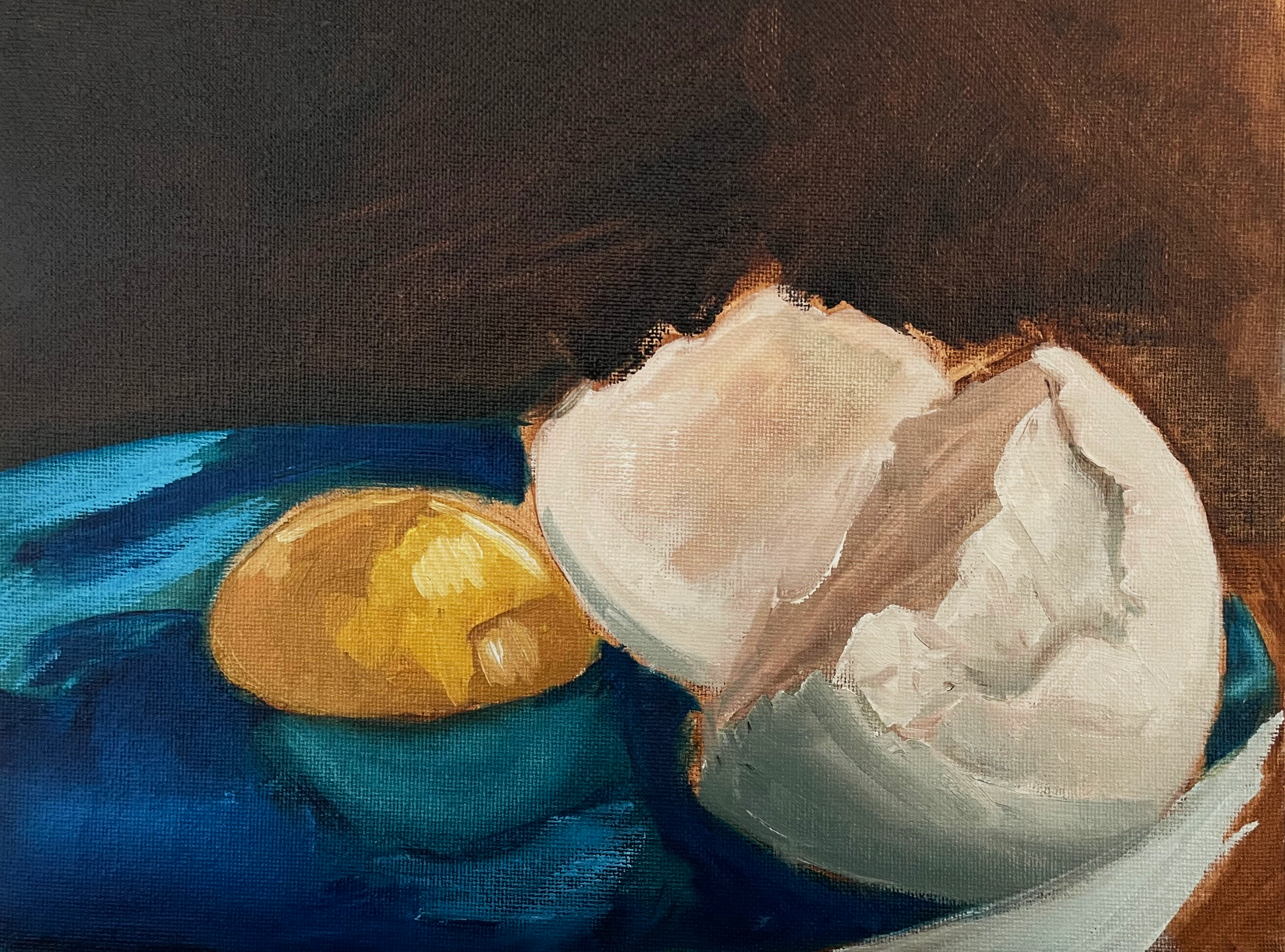 Egg | Oil paint on canvas | 8" x 10"