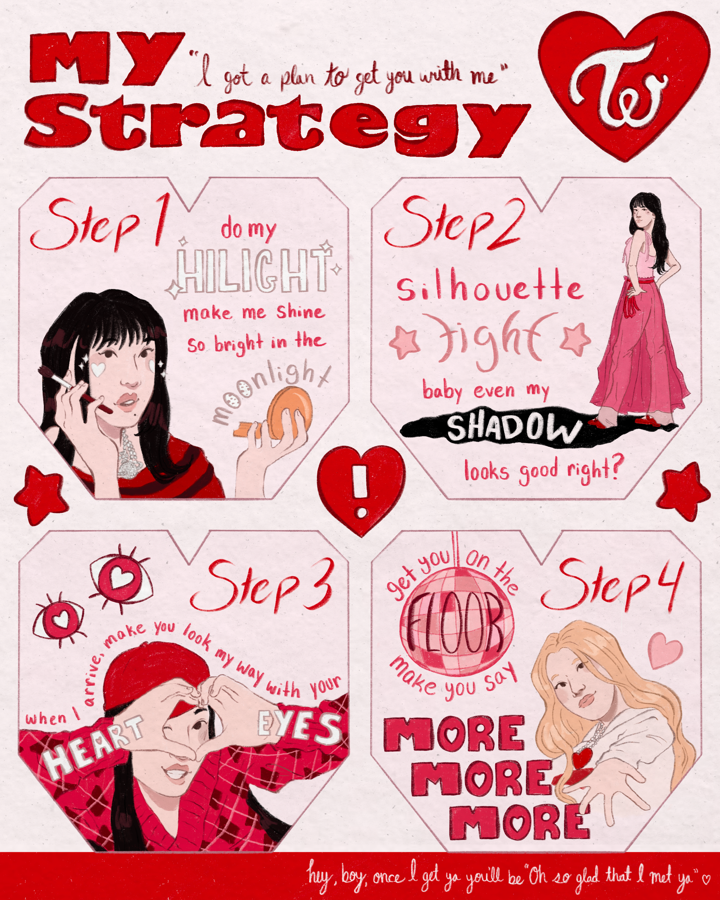 'How To', My Strategy [TWICE] | Procreate | 8" x 10"