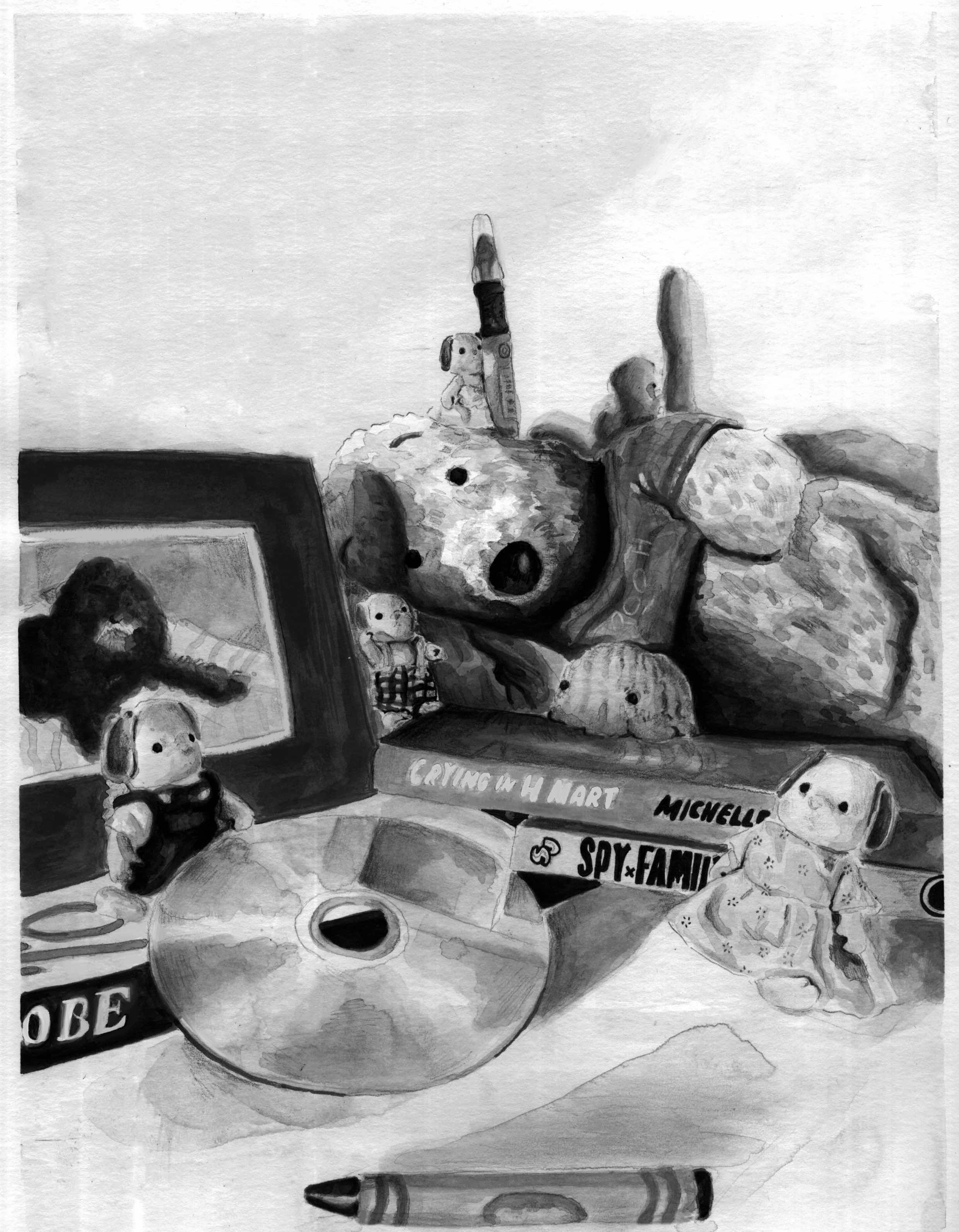 Vanitas | Sumi Ink, Sakura Pigma Micron Pens | 11" x 14"