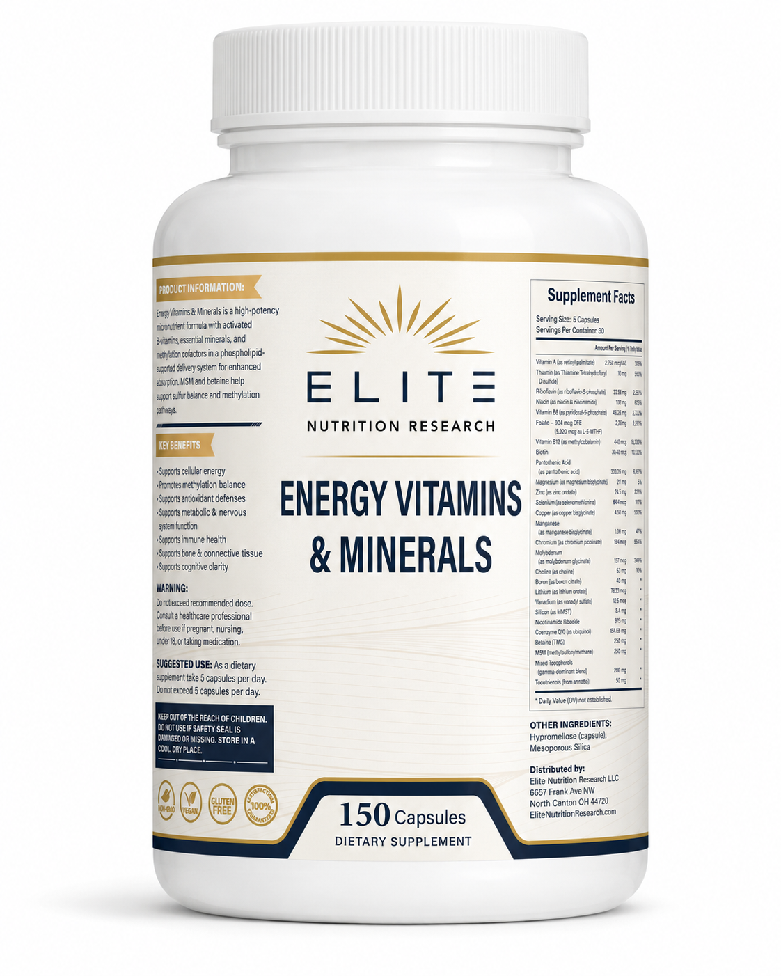 Energy Vitamins & Minerals