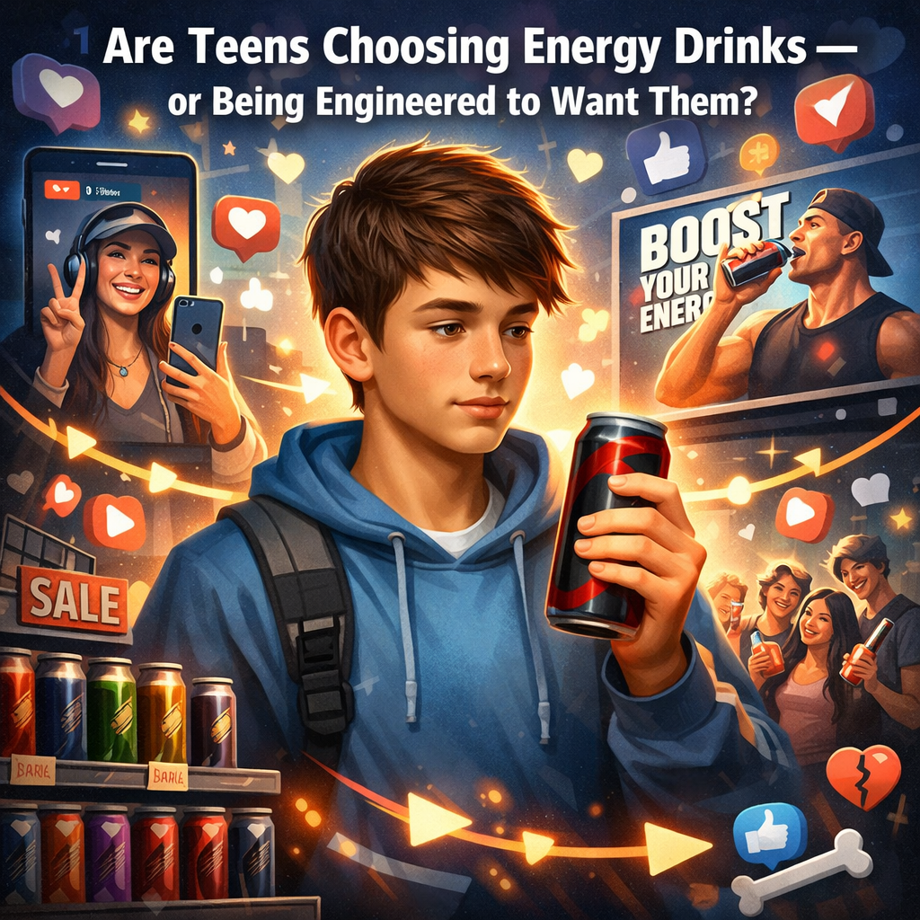 Are Teens Choosing Energy Drinks — or Being Engineered to Want Them?