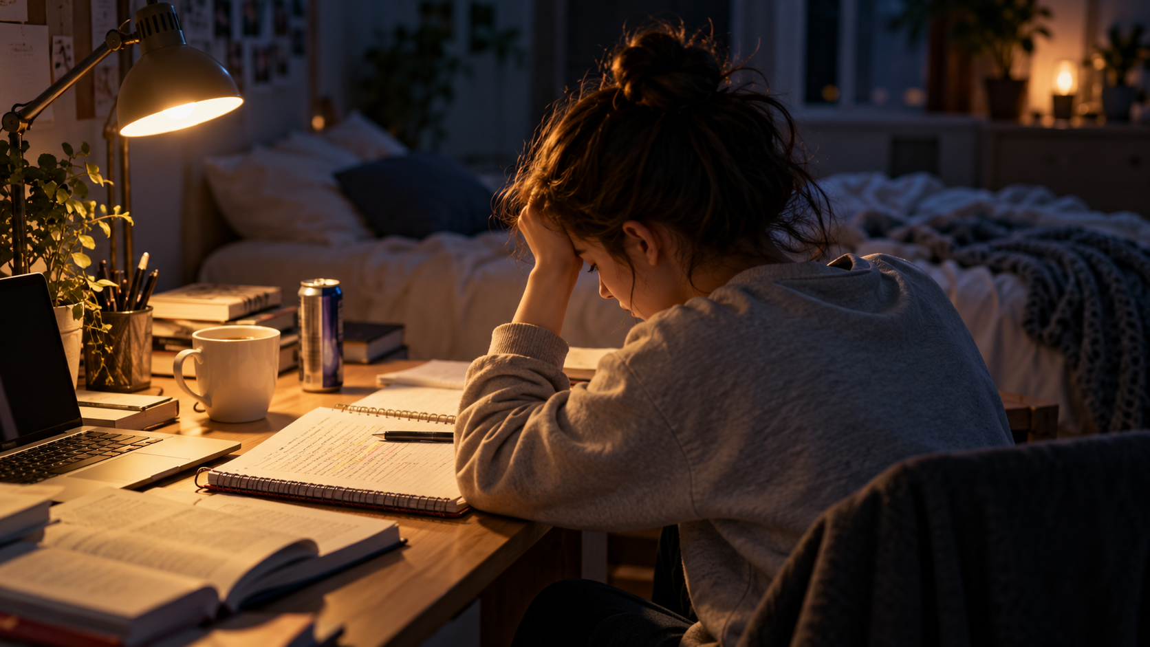 Studying Late? Caffeine Cannot Replace Sleep