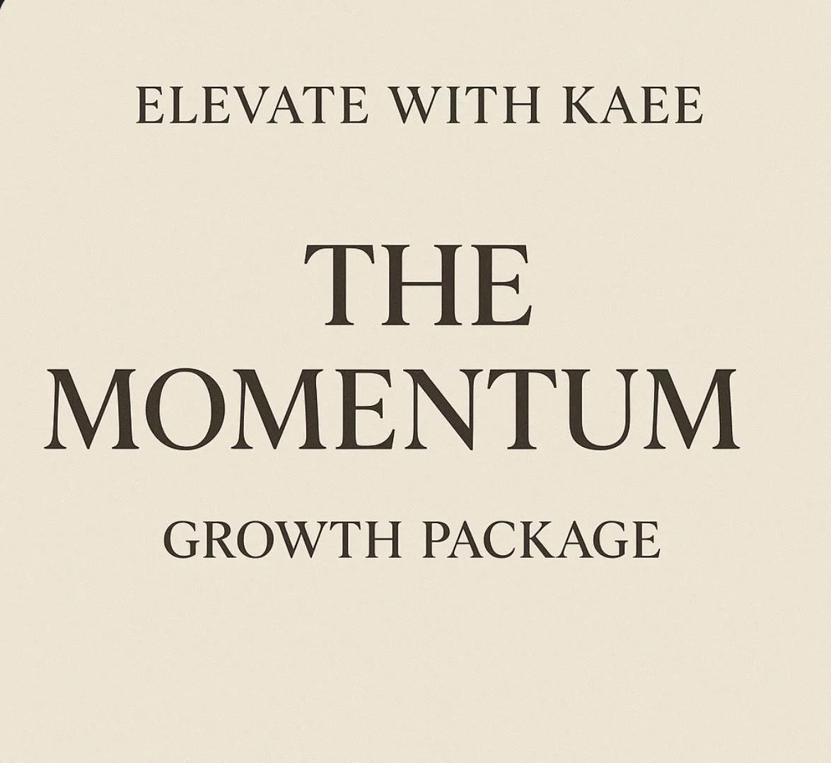 Growth Package — “The Momentum”