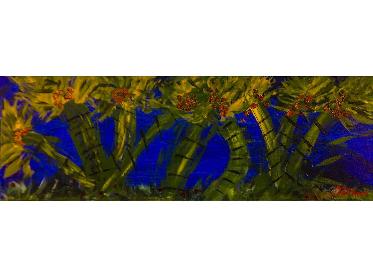 Pulsating Palms (Print)