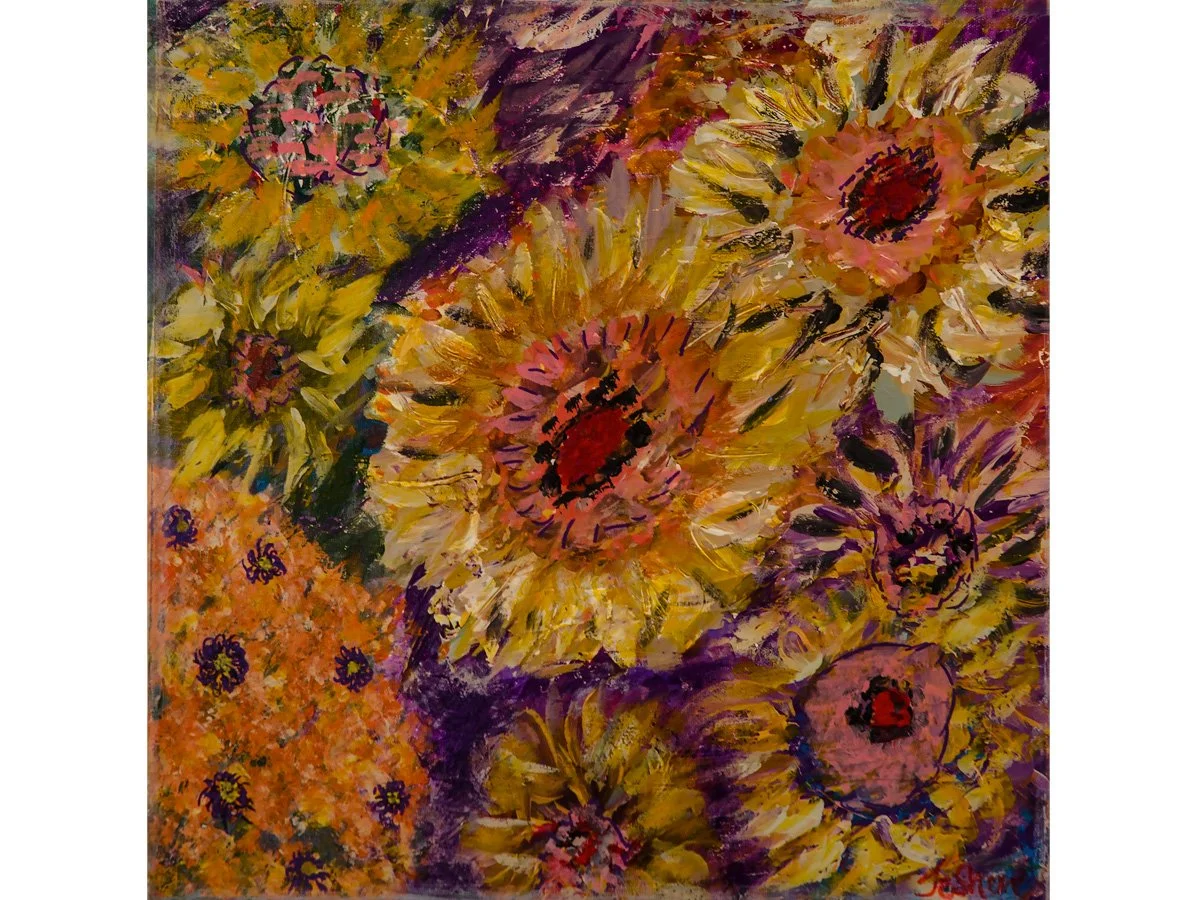 Flowers in my Sacred Garden (Print)