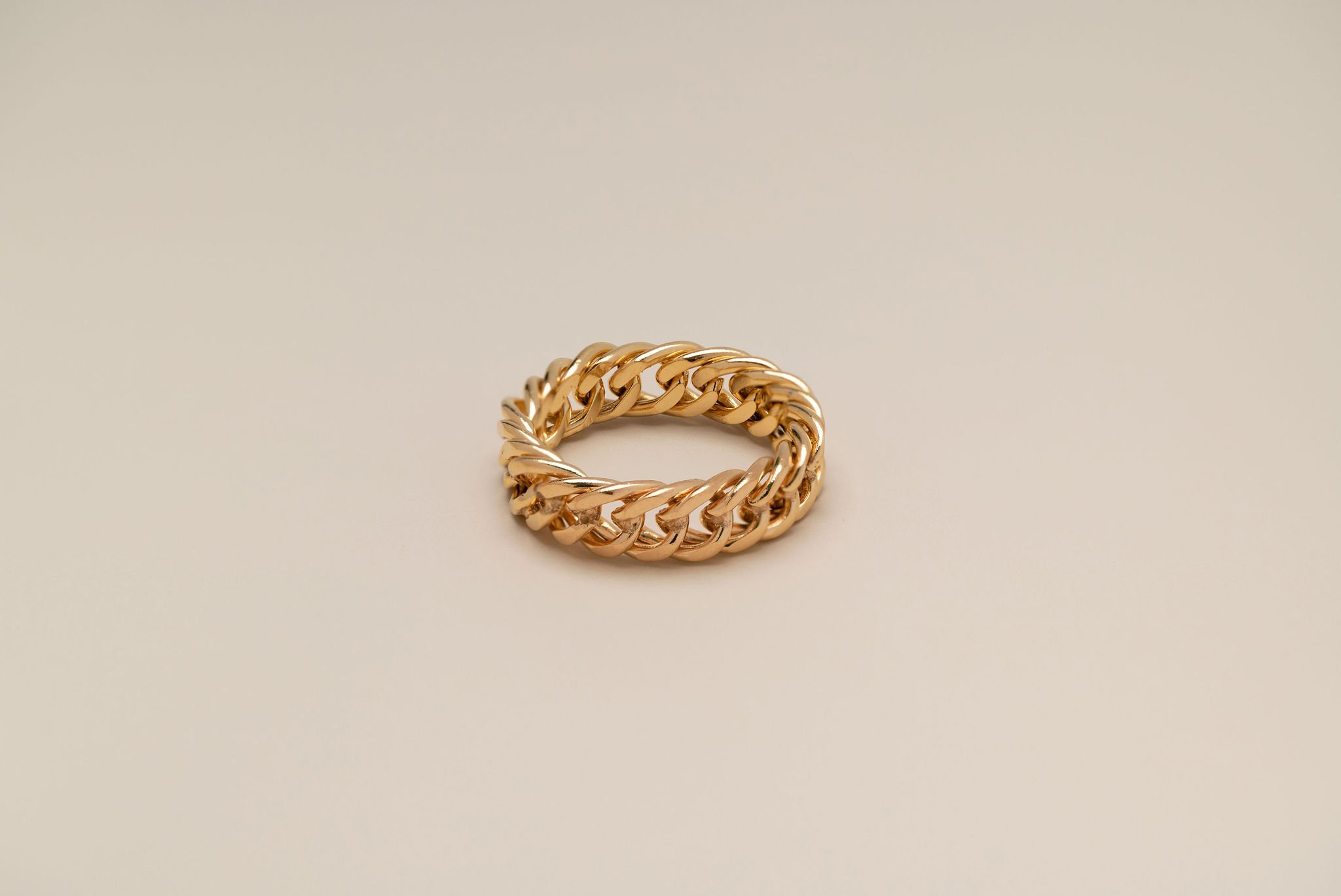 Chain Link | 18K Gold Filled Band Ring