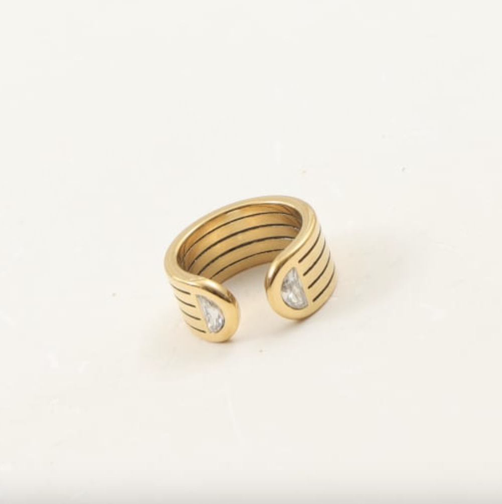 Open Band | 18k Gold Plated Statement Ring