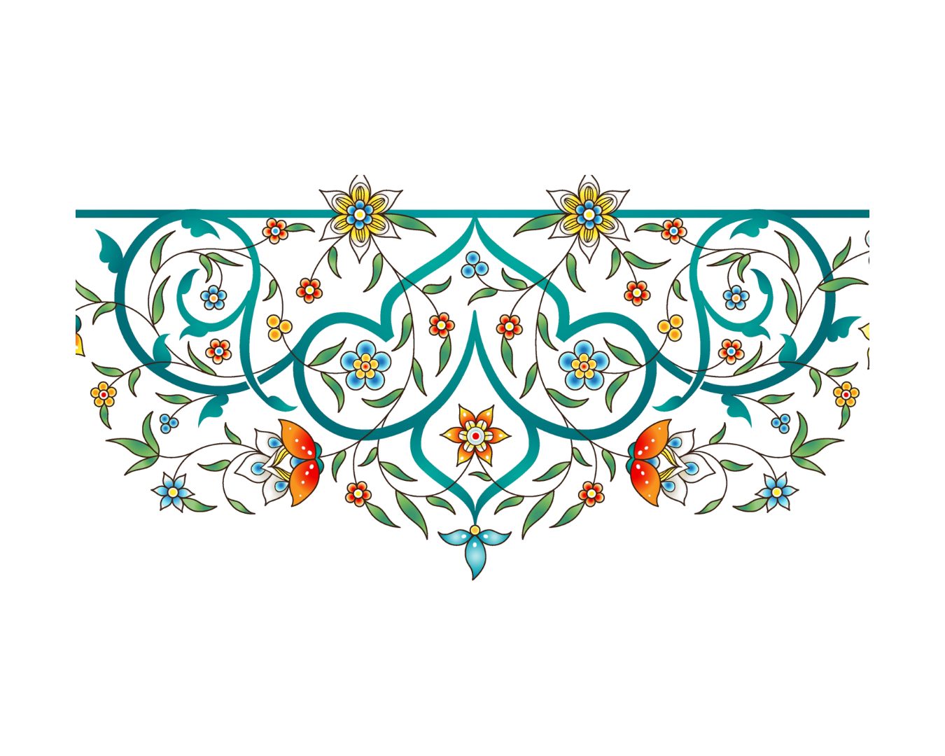 Turkish decorative pattern at Bernas Bakery Cafe and Restaurant in Issaquah WA