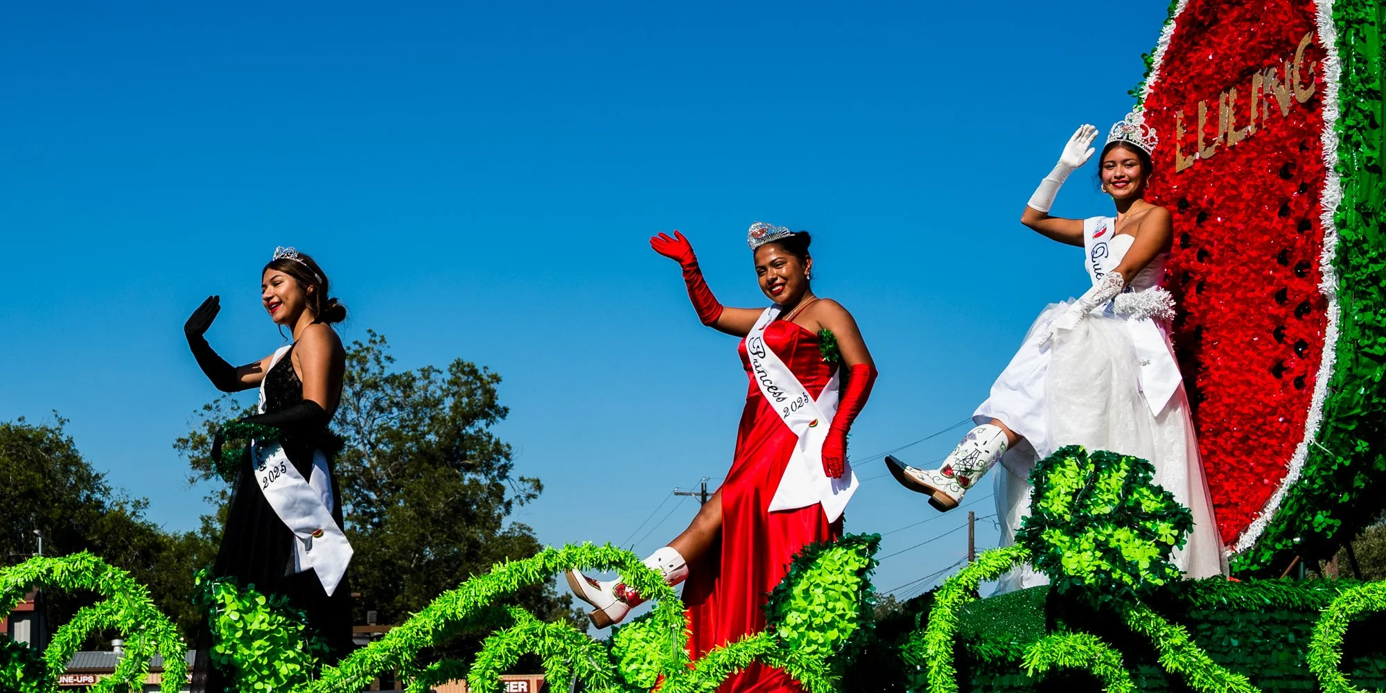 Luling Royal Court at the Kolache Fest Parade