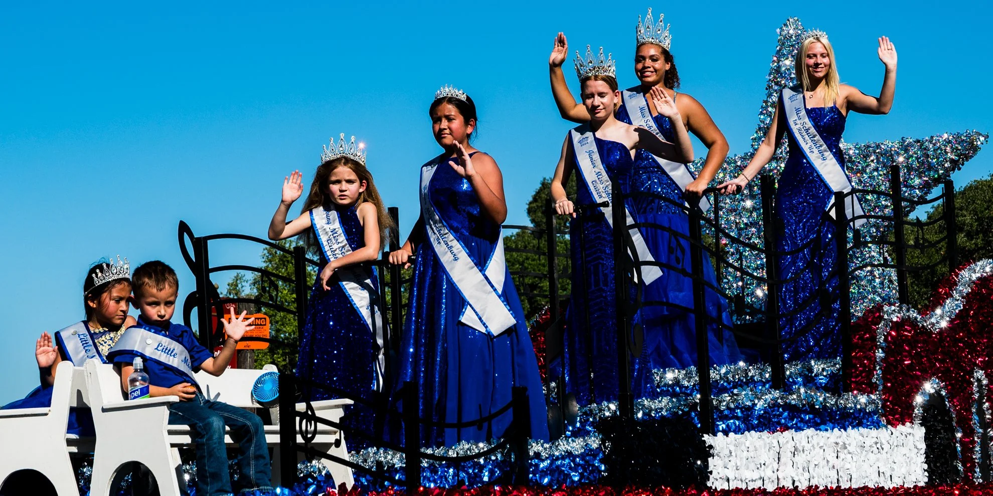 Schulenberg Royal Court at the Kolache Fest parade