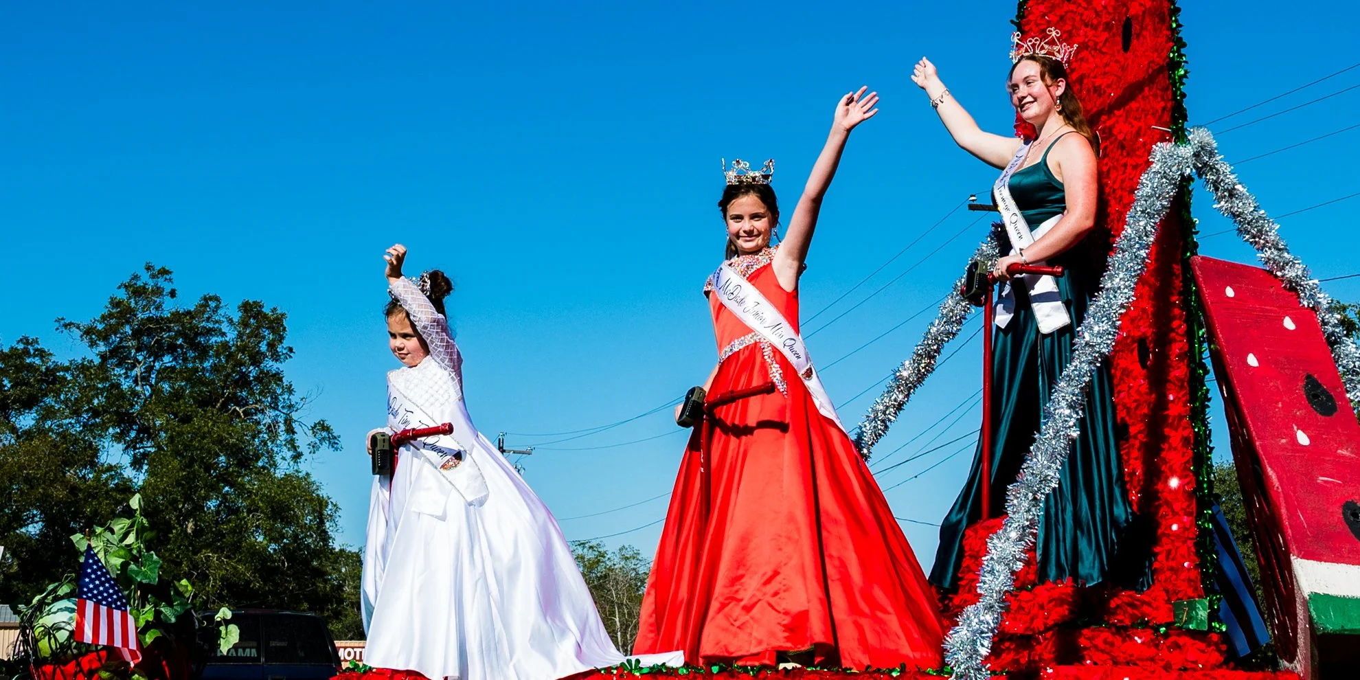 McDade Royal Court at the Kolache Fest parade