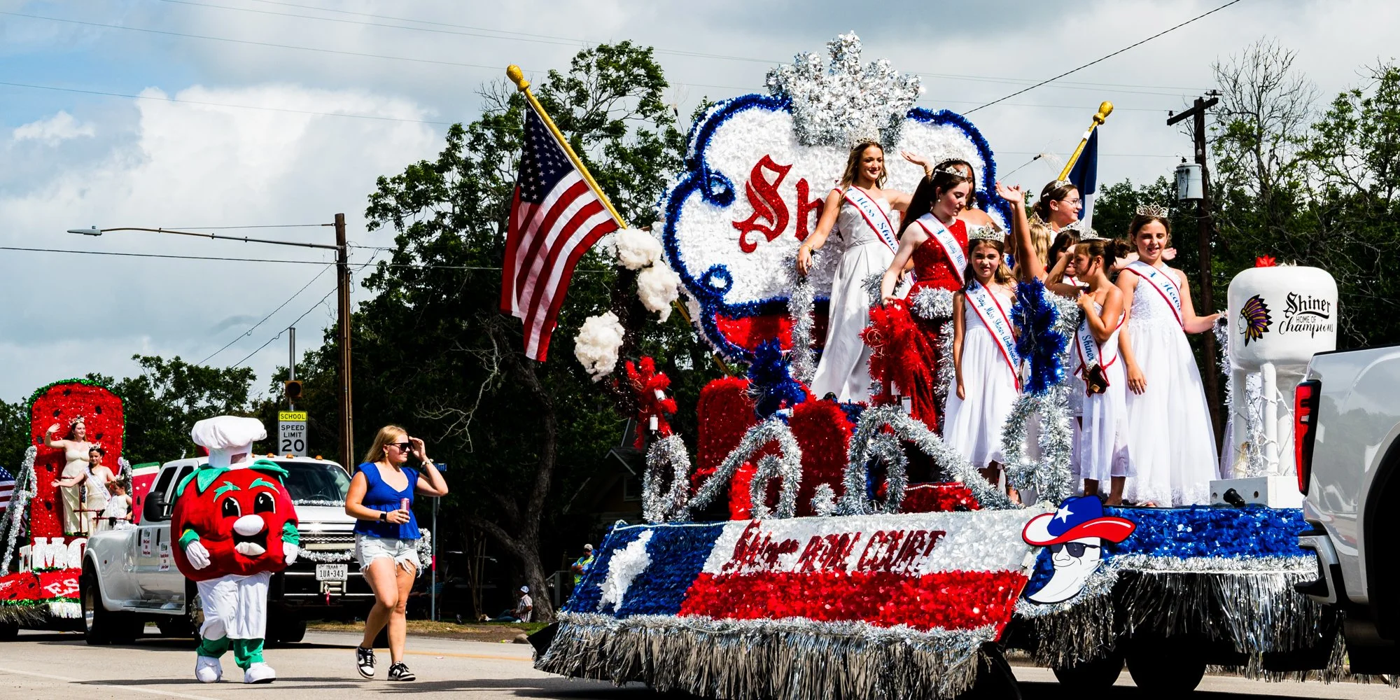 Shiner Royal Court at the Yoakum Tom Tom Festival