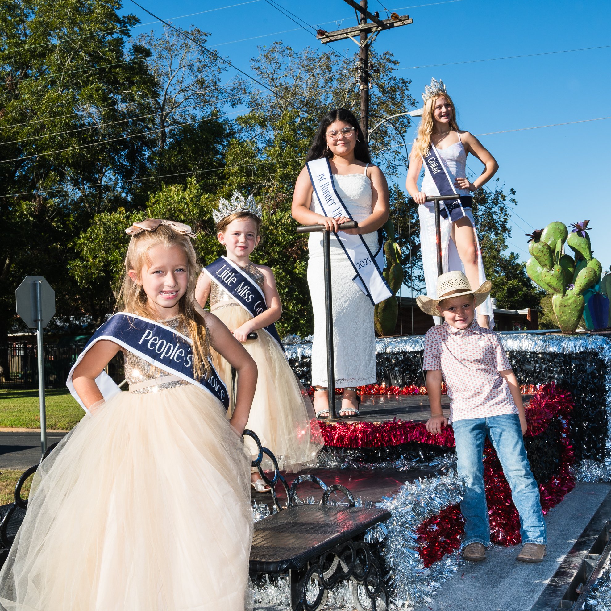 Goliad Royal  Court before the Yorktown Western Days parade