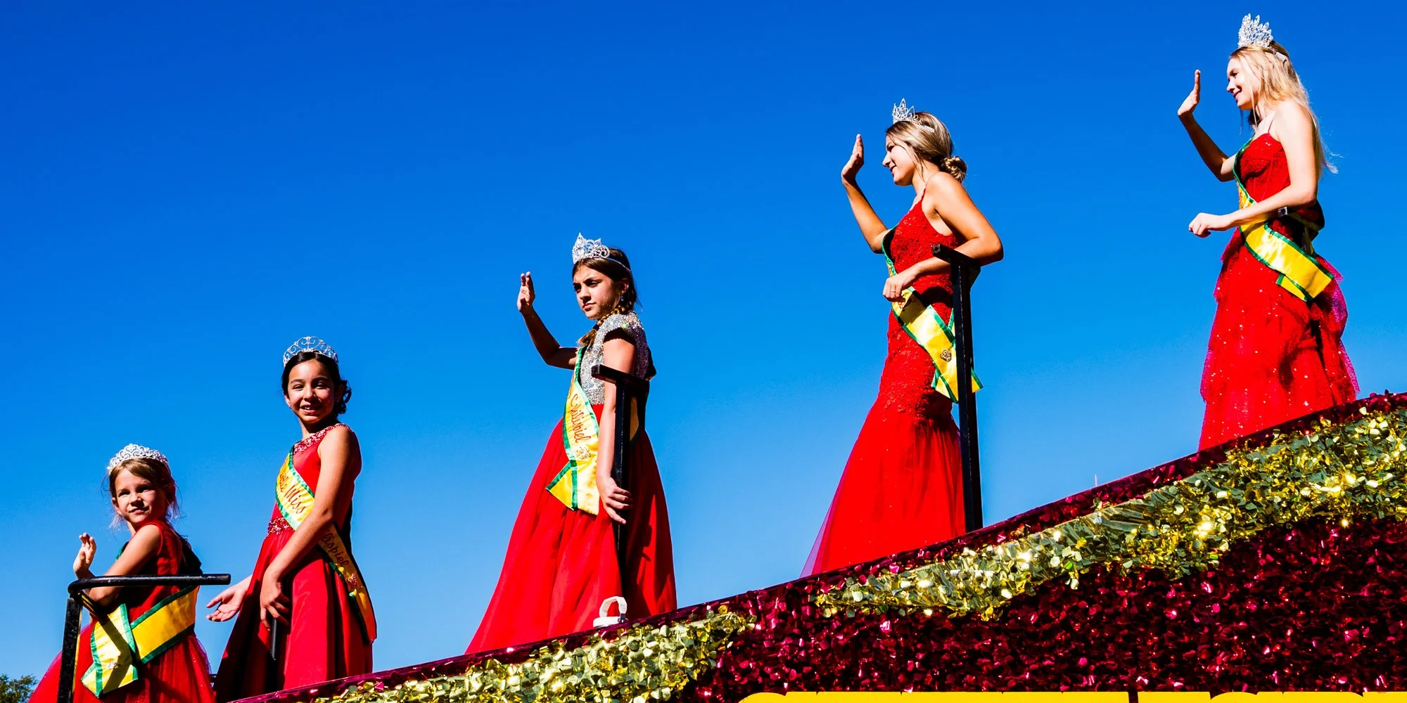 Flatonia Royal Court at the Kolache Fest Parade