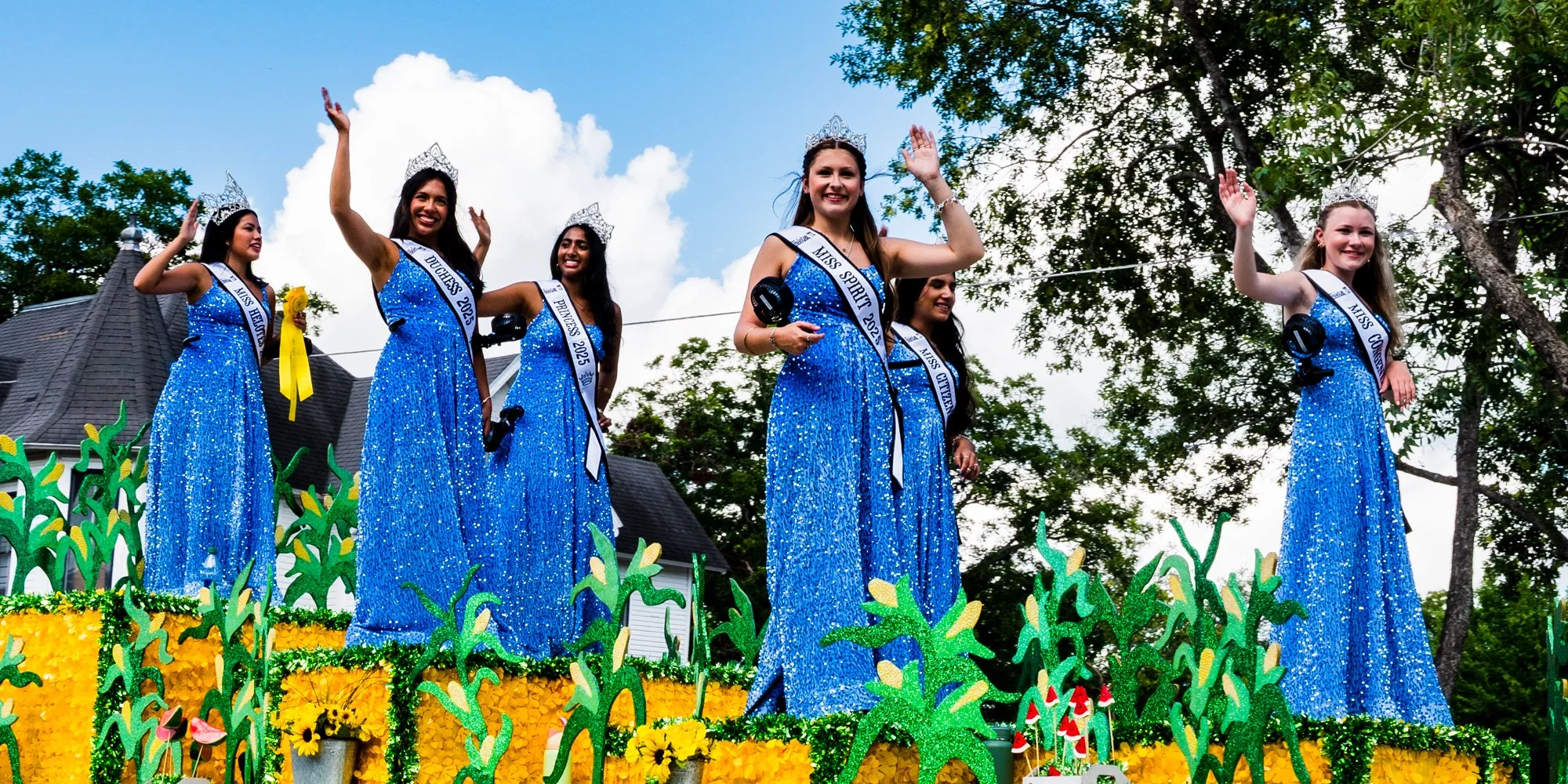 Helotes Royal Court at the Luling Watermelon Thump