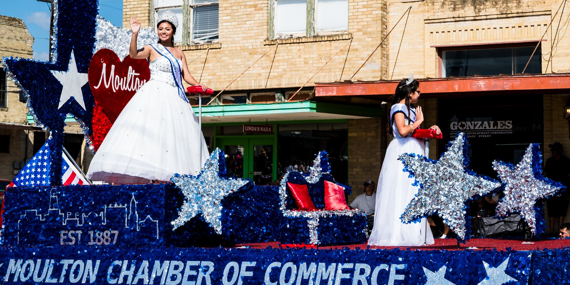 Moulton Royal Court at the Gonzalez Come and Take It festival
