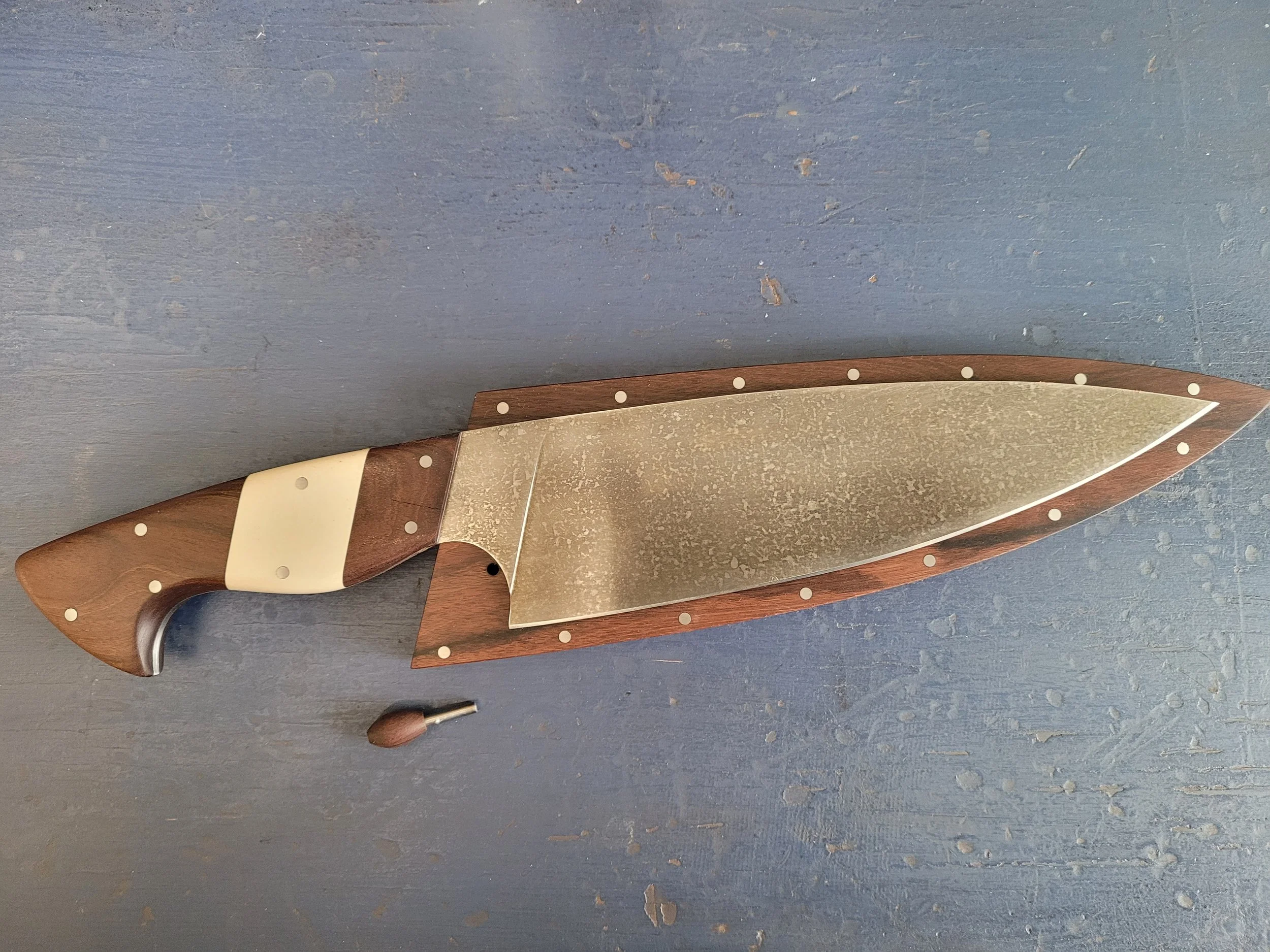 8 inch carbon steel chef knife