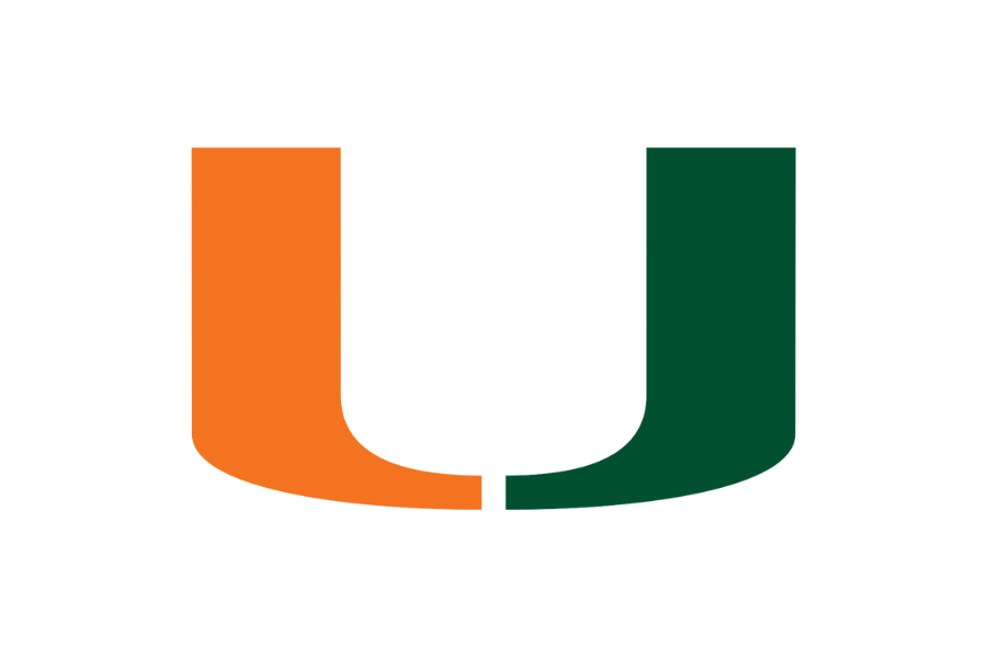 A logo featuring two stylized U shapes, one orange and one dark green, facing each other with a gap in between.