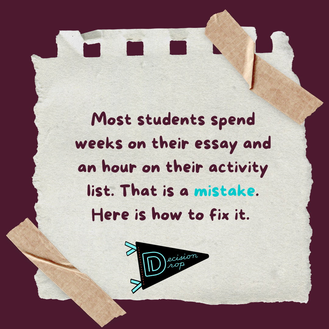 How to Write a Common App Activities Section That Actually Represents You