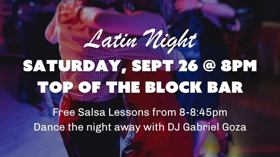 Latin Night with DJ Gabe at Top of the BLOCK