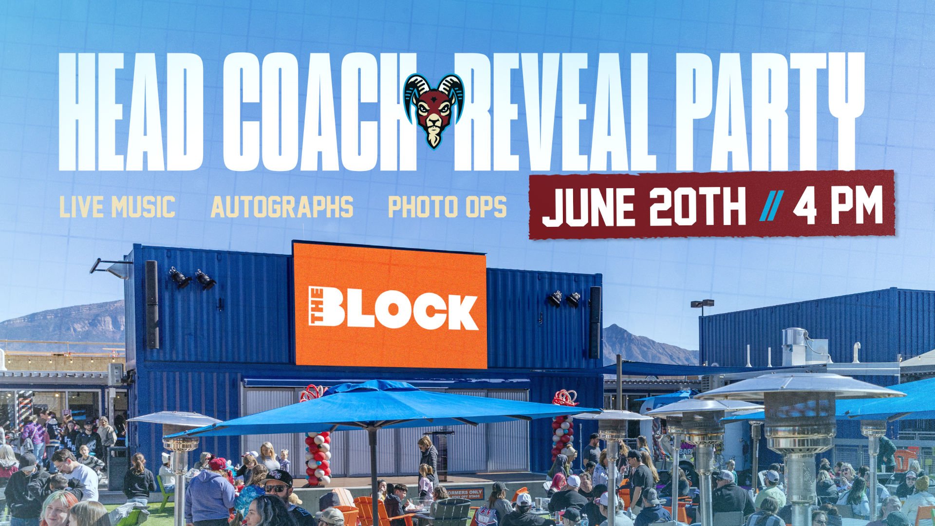 Goatheads Head Coach Reveal Party