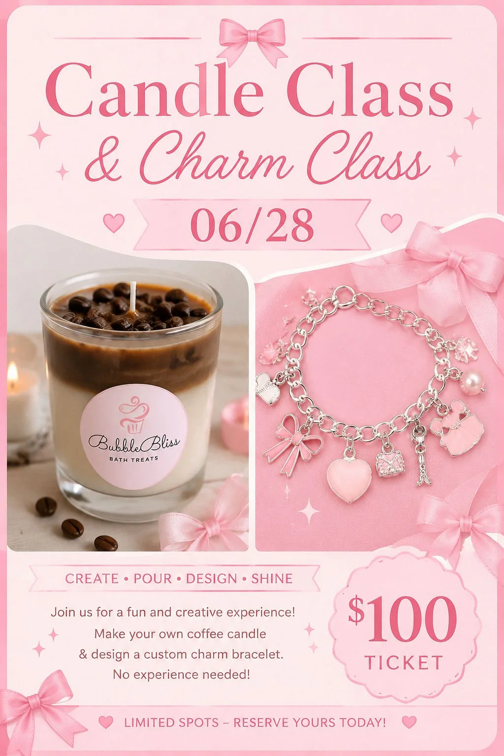 Candle & Charm Class