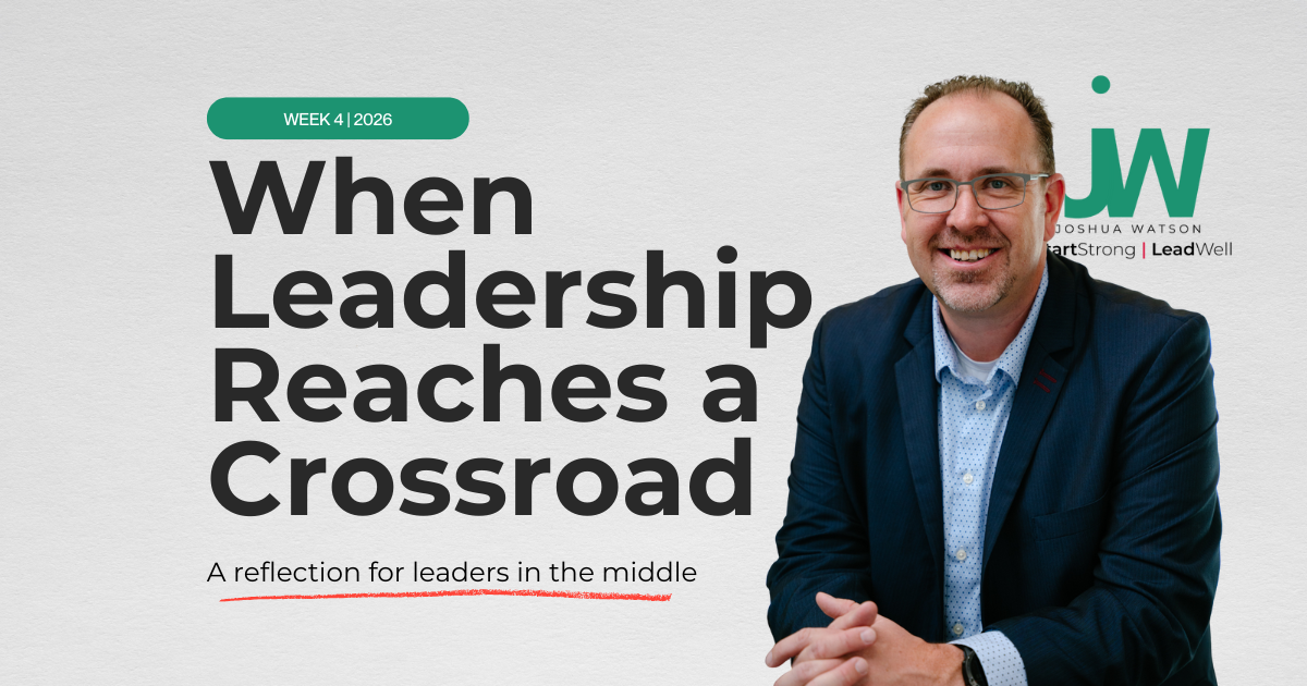 When Leadership Reaches a Crossroad: A reflection for leaders in the middle