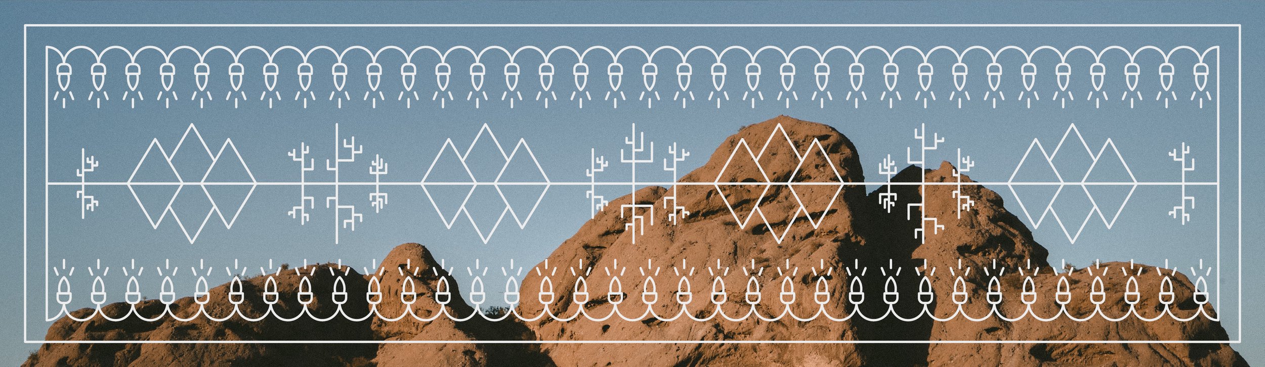 Arizona + Christmas-themed graphic banner