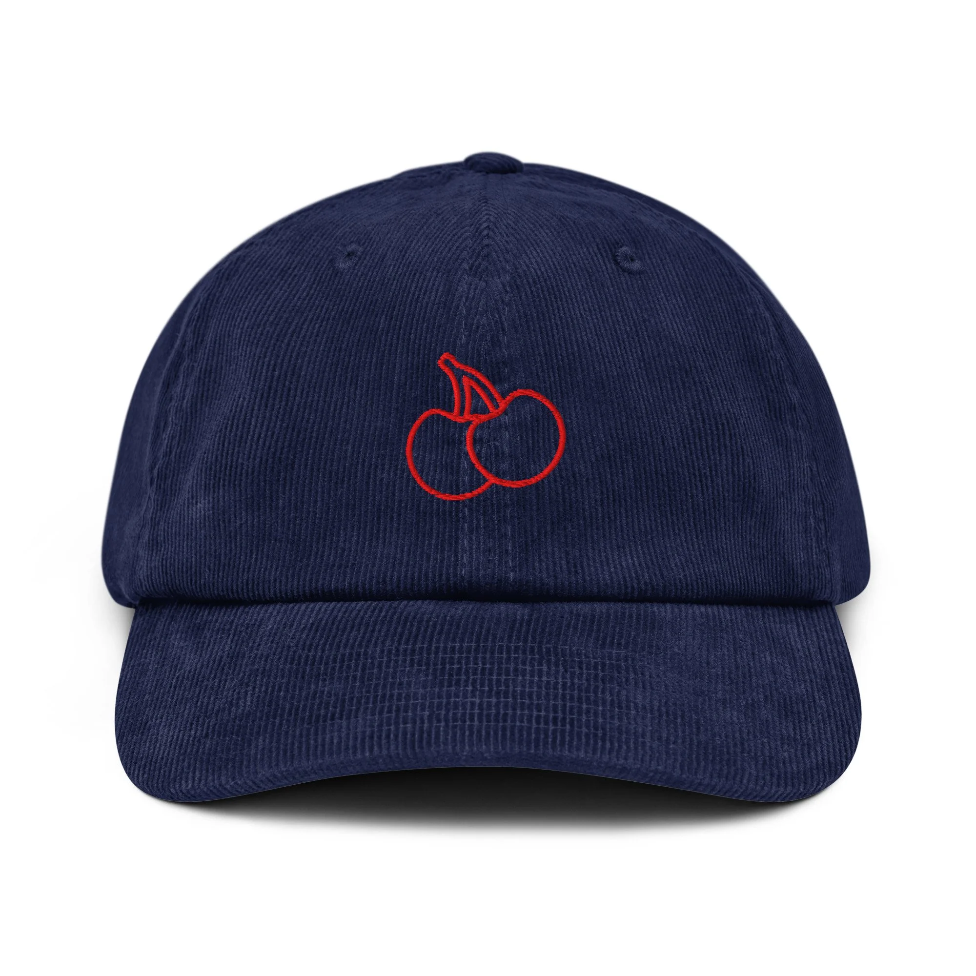 Cherry Corduroy Hat