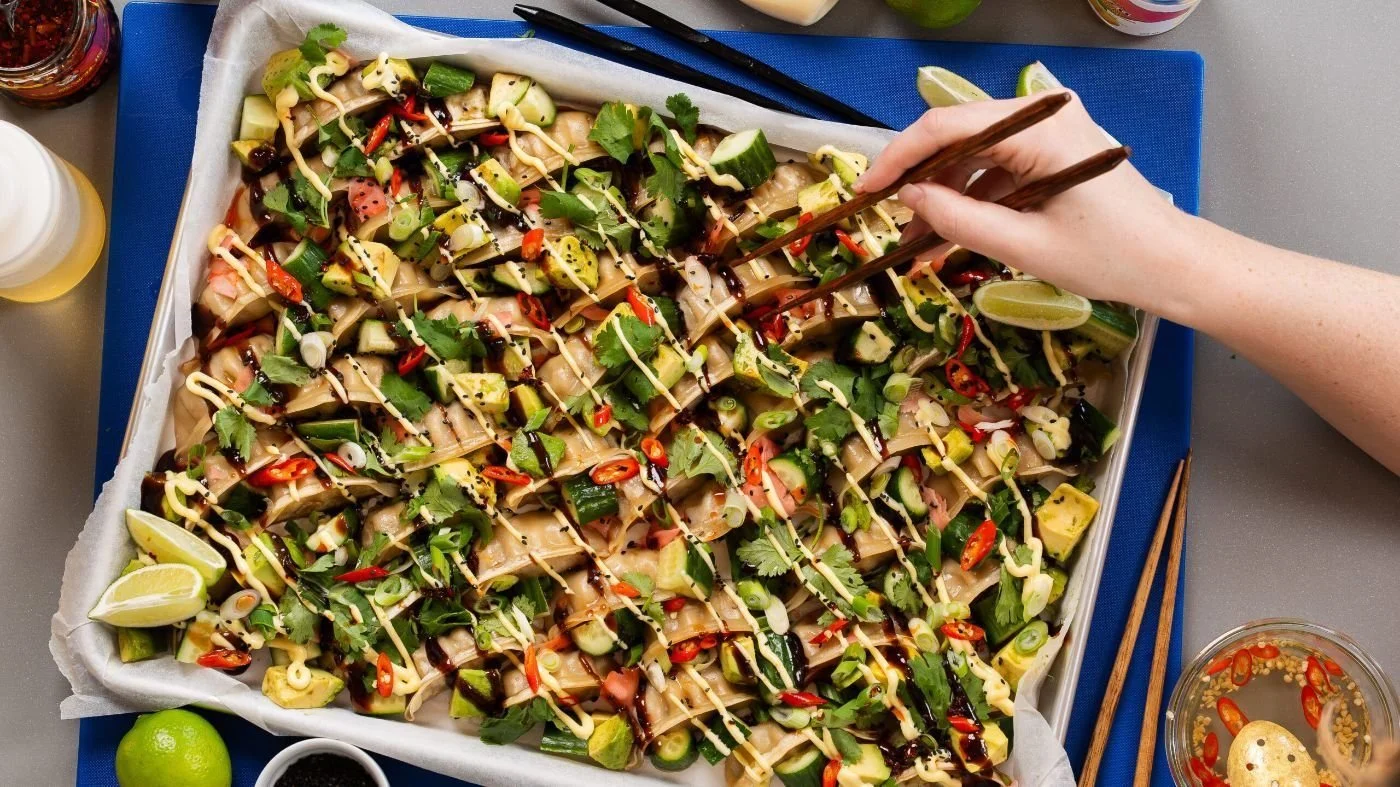 651K views · Sheet-pan dumplings