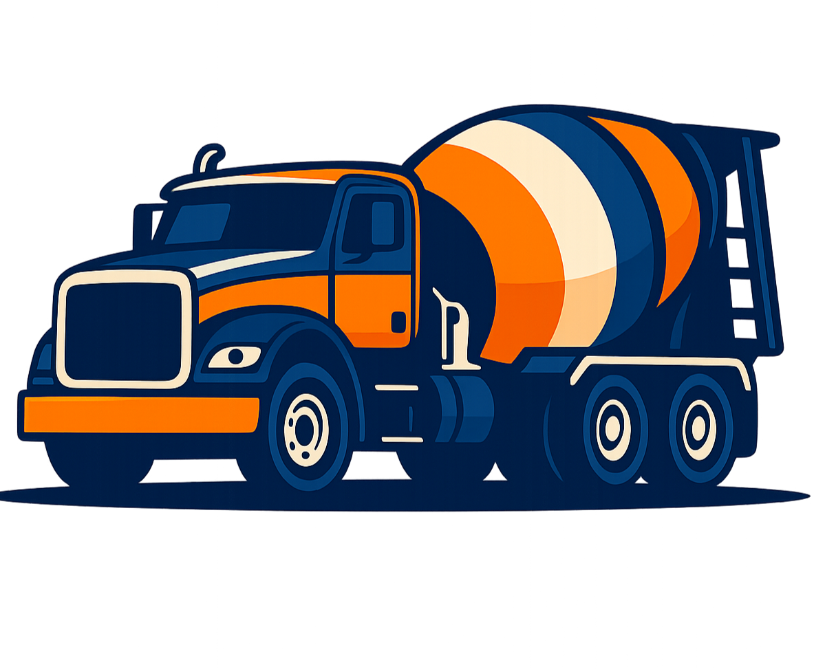 Icono de camión hormigonera