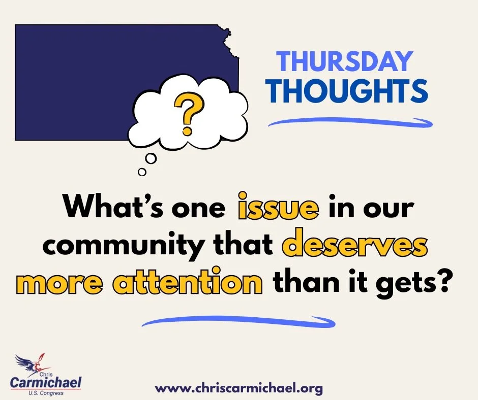 Thursday Thoughts 💭
Every voice matters. What&rsquo;s one issue in our community that deserves more attention?
Drop it in the comments. I&rsquo;m listening.
#thursdaythoughts #imlistening #everyvoicematters #kansasvoices #shareyourthoughts