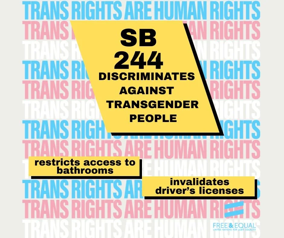 Today in Kansas Senate Bill 244 goes into effect, the so-called &ldquo;trans bathroom bill.&rdquo; It not only dictates where people can use the restroom, but this law invalidates over 1,700 Kansans&rsquo; driver&rsquo;s licenses overnight, forcing t